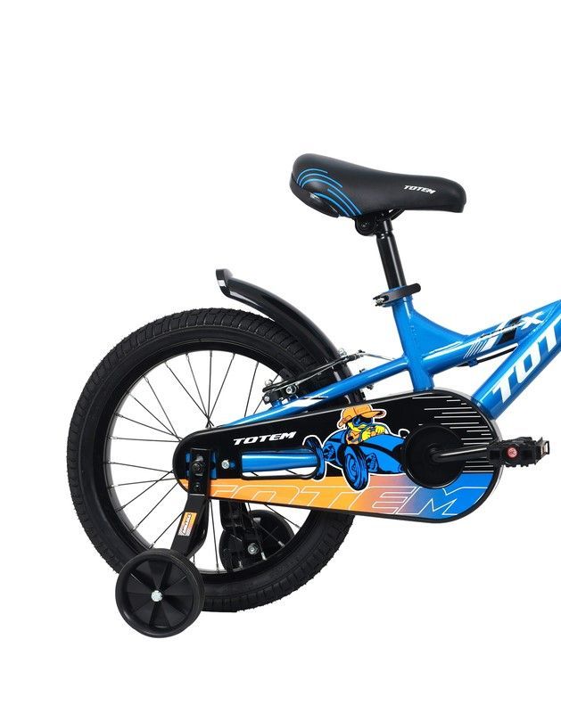 BICICLETA TOTEM NIÑO ARO 16 ROCK-X  COLOR AZUL-2