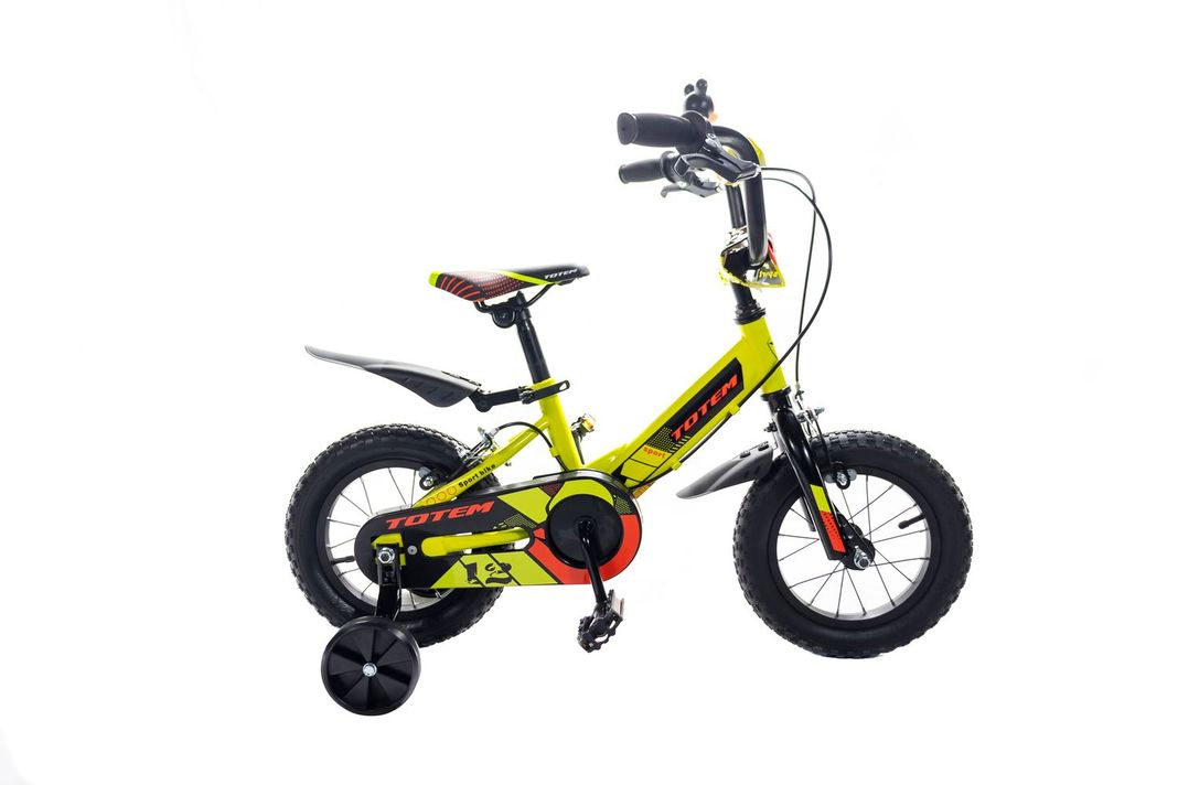 BICICLETA TOTEM NIÑO ARO 12 SUNSHINE COLOR AMARILLO-0