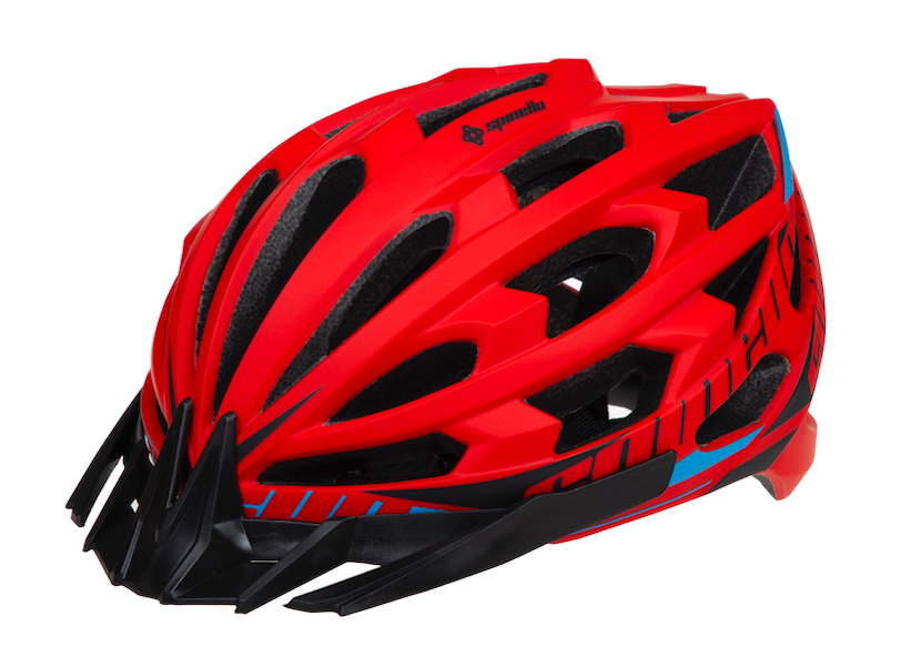 Casco De Bicicleta MTB Spinello KS29 Talla S-M Rojo-0