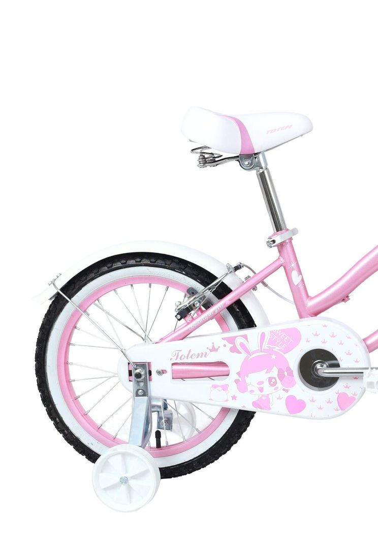 BICICLETA TOTEM NIÑA ARO 16 LITTLE ROUSE COLOR ROSADO-2