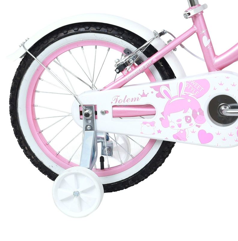 BICICLETA TOTEM NIÑA ARO 16 LITTLE ROUSE COLOR ROSADO-4