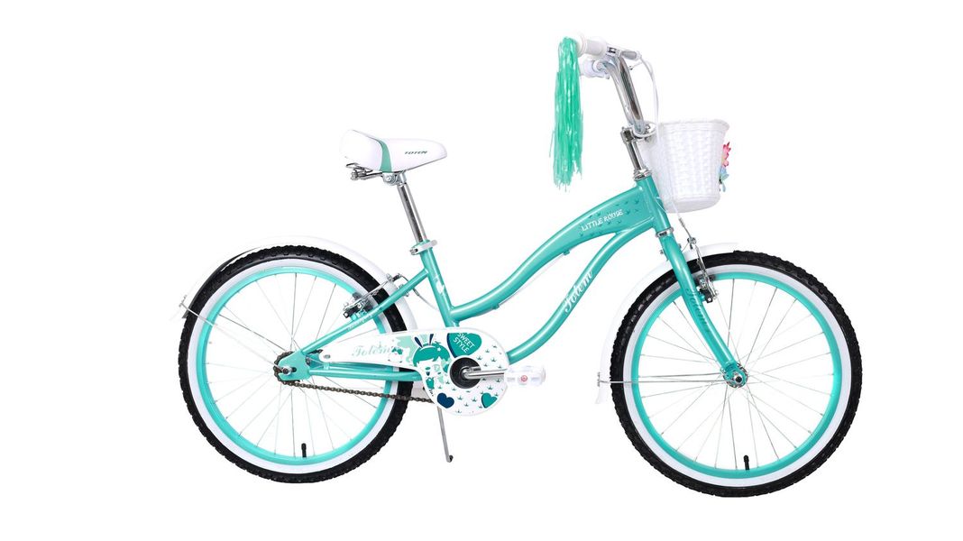BICICLETA TOTEM NIÑA ARO 20 LITTLE ROUSE COLOR VERDE CIAN-1