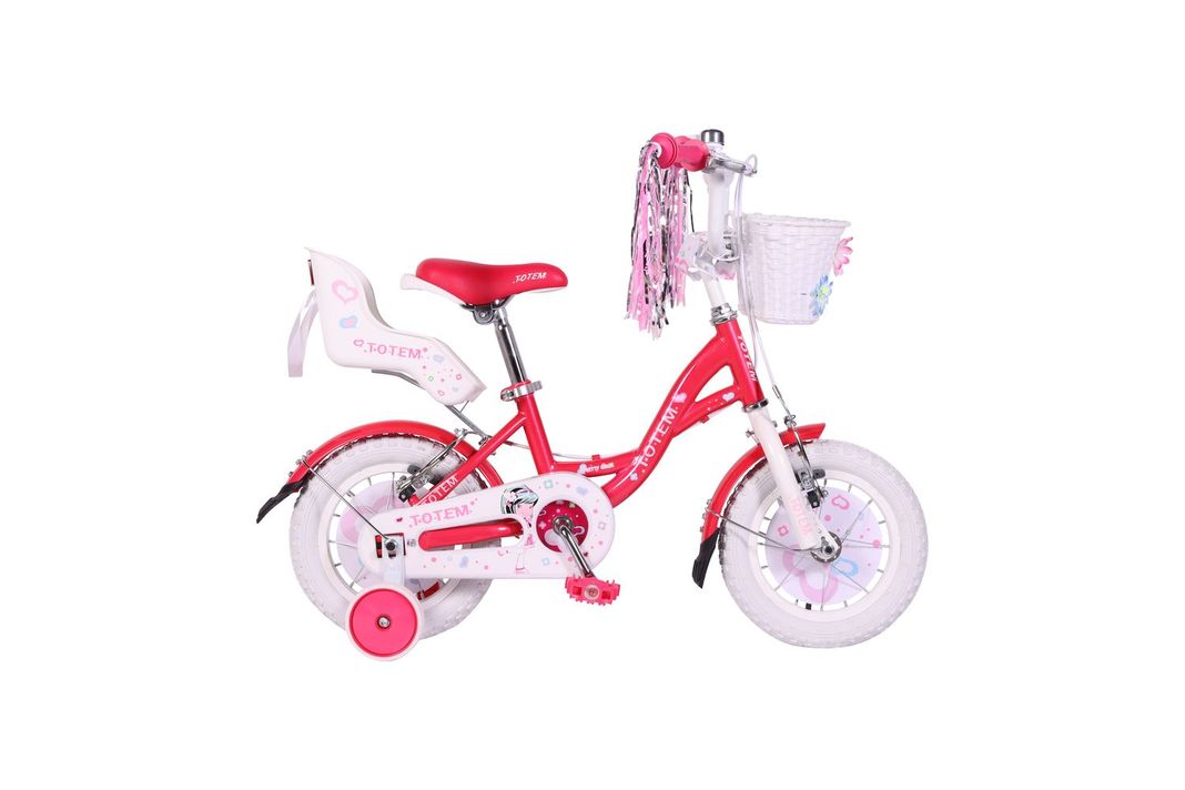 BICICLETA TOTEM NIÑA ARO 12 PRETTY GIRL COLOR FUCSIA-0