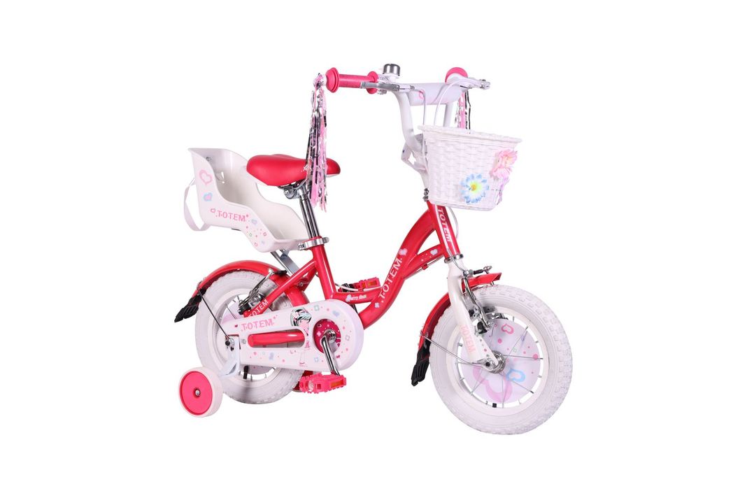BICICLETA TOTEM NIÑA ARO 12 PRETTY GIRL COLOR FUCSIA-1
