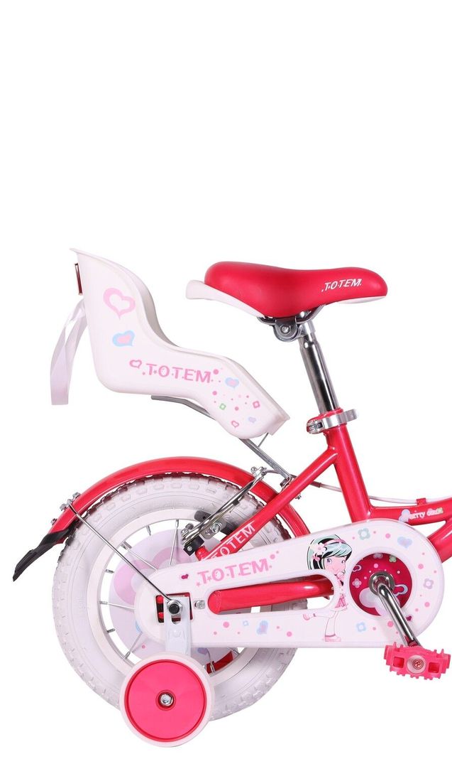 BICICLETA TOTEM NIÑA ARO 12 PRETTY GIRL COLOR FUCSIA-2