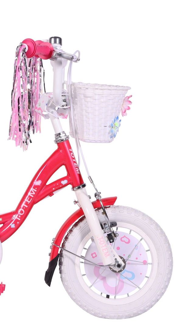 BICICLETA TOTEM NIÑA ARO 12 PRETTY GIRL COLOR FUCSIA-3