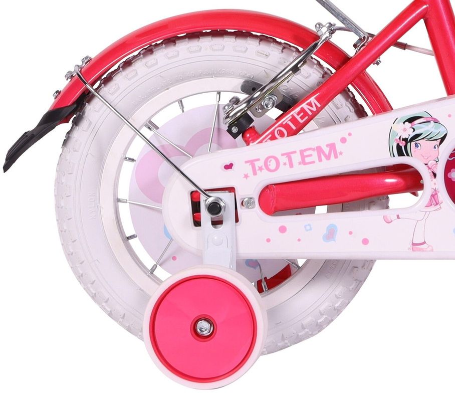 BICICLETA TOTEM NIÑA ARO 12 PRETTY GIRL COLOR FUCSIA-4