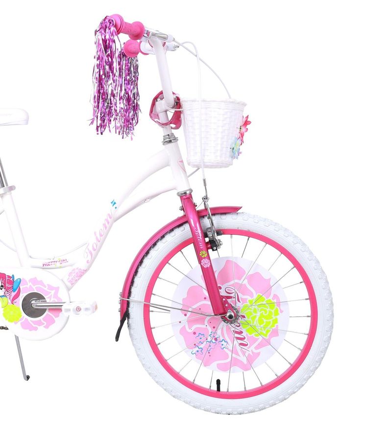 BICICLETA NIÑA TOTEM  ARO 20 PRETTY GIRL COLOR BLANCO-3