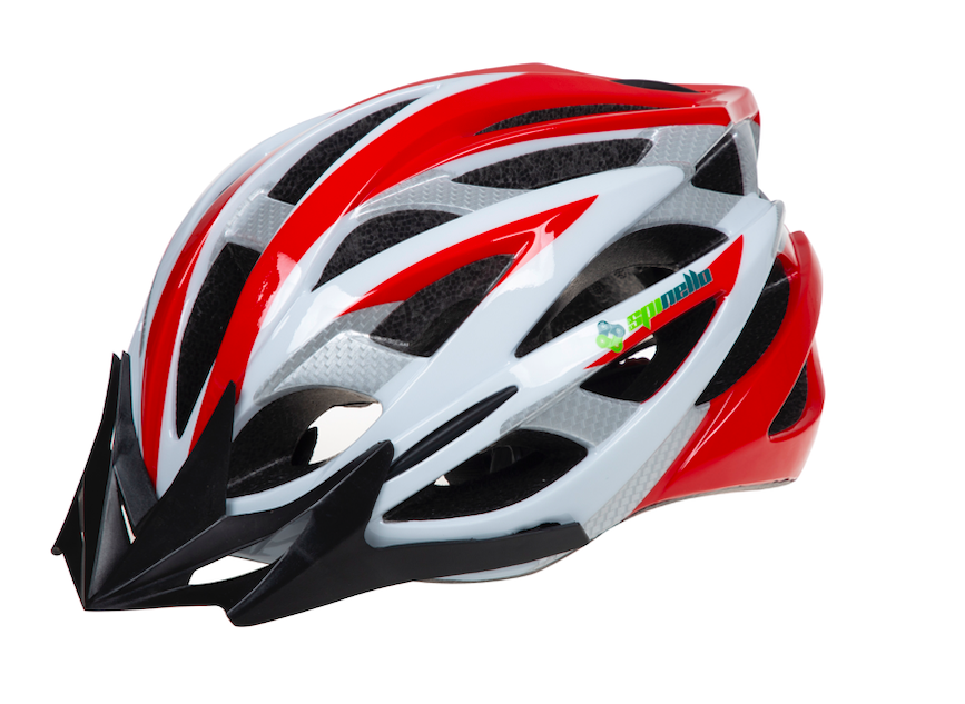 Casco De Bicicleta MTB Spinello HY032 Talla S-M Blanco-0
