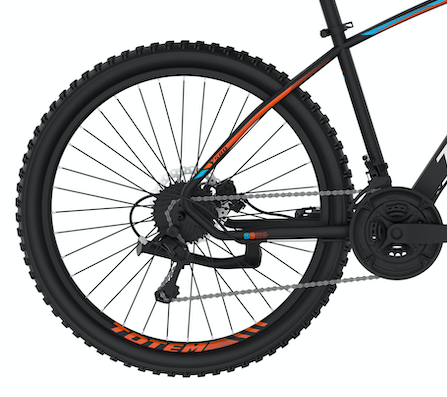 BICICLETA TOTEM MTB ARO 26 MODELO Y580-26  NEGRO CON ROJO-1