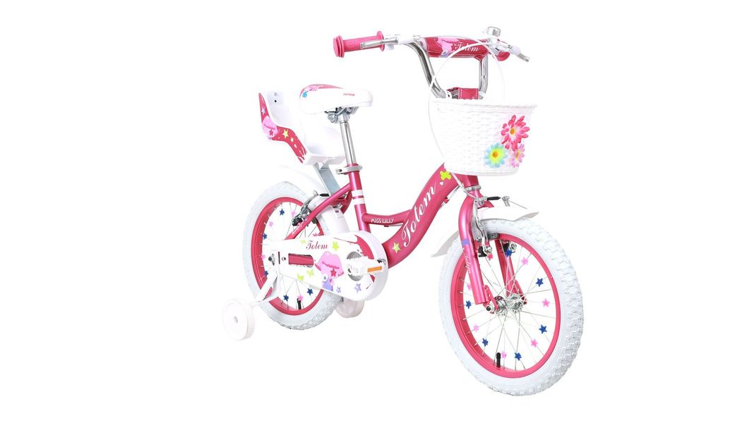 BICICLETA TOTEM NIÑA ARO 16 MISS LILLY COLOR FUCSIA-0
