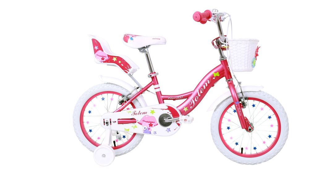 BICICLETA TOTEM NIÑA ARO 16 MISS LILLY COLOR FUCSIA-1