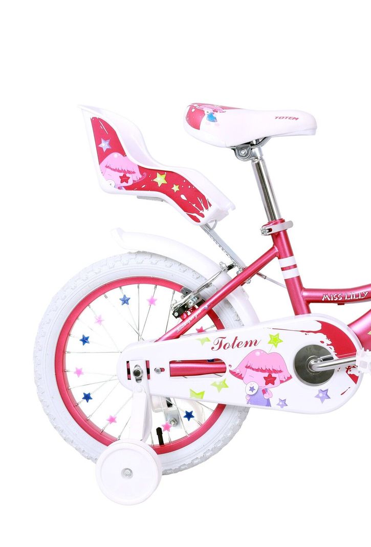 BICICLETA TOTEM NIÑA ARO 16 MISS LILLY COLOR FUCSIA-2