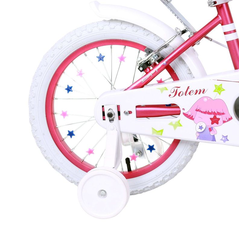 BICICLETA TOTEM NIÑA ARO 16 MISS LILLY COLOR FUCSIA-4