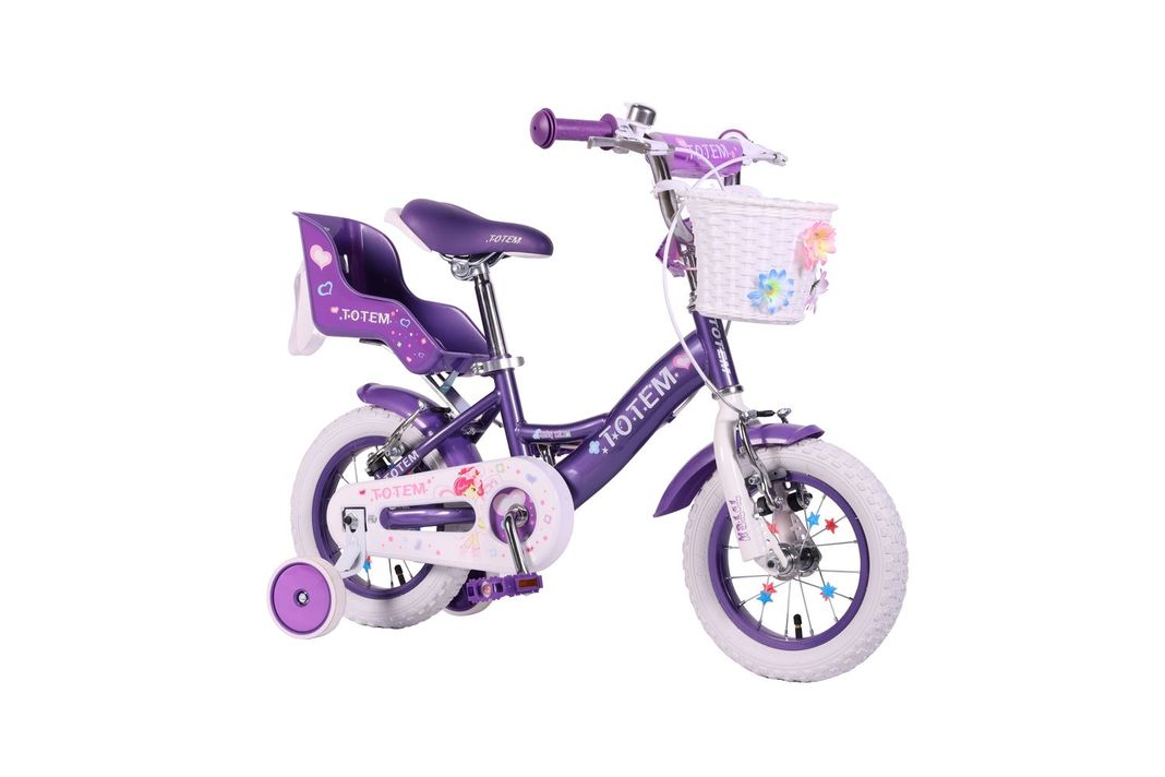 BICICLETA TOTEM NIÑA ARO 12 MISS LILLY COLOR MORADO-1