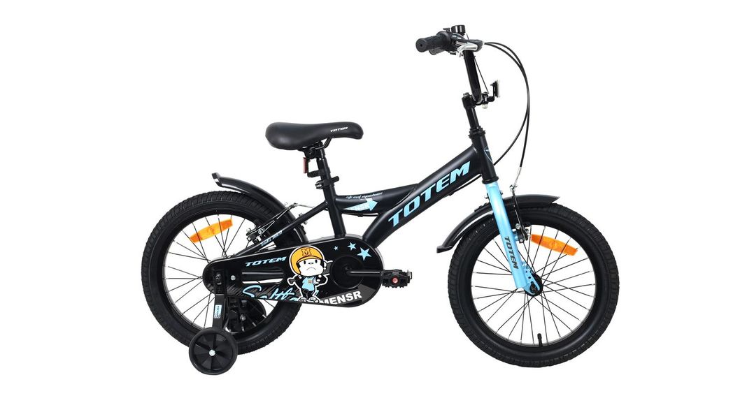 BICICLETA NIÑO TOTEM MODELO STREET MACHINE ARO 16 NEGRO-0