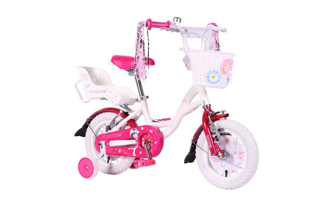 BICICLETA TOTEM NIÑA ARO 12 PRETTY GIRL COLOR BLANCO-1