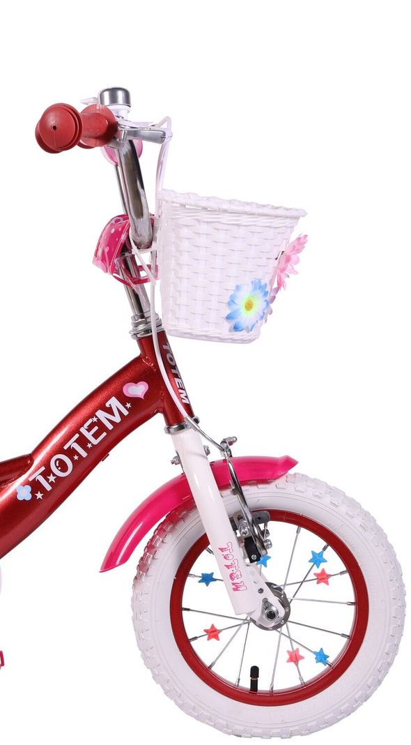 BICICLETA TOTEM NIÑA ARO 12 MISS LILLY COLOR FUCSIA-3