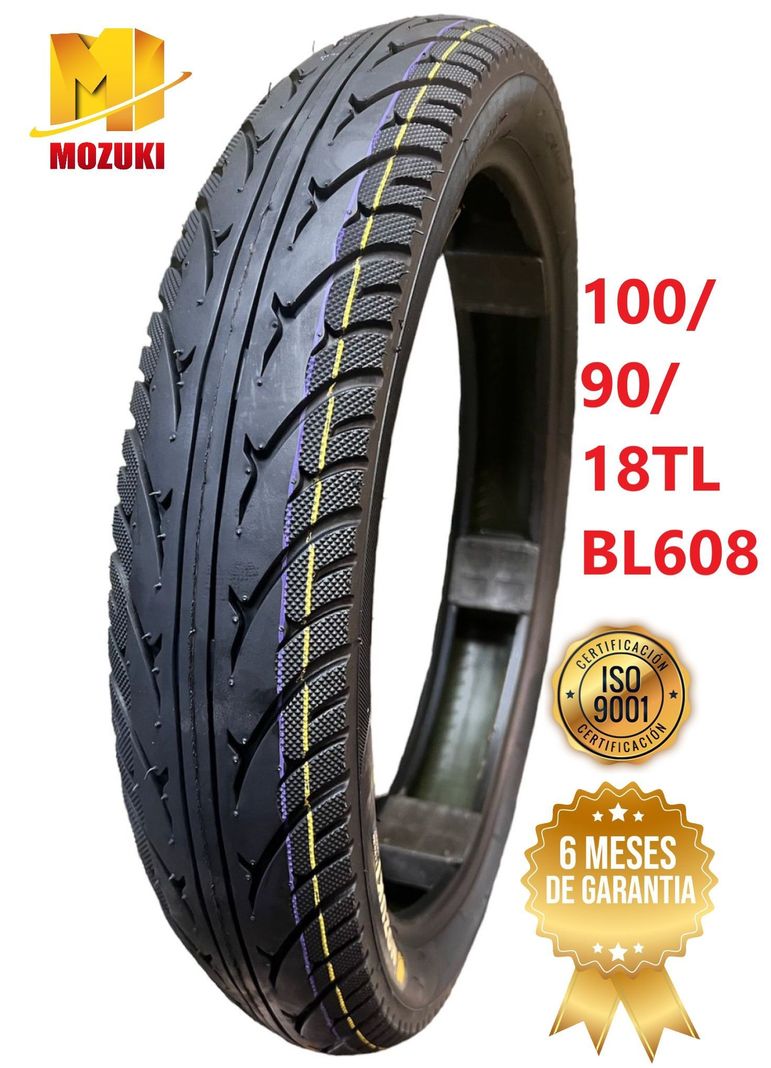 NEUMATICO PARA MOTO 100/90-18TL-1
