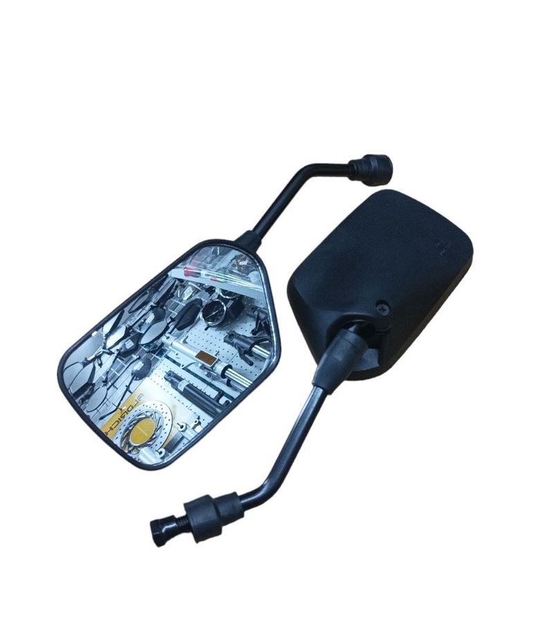 ESPEJO MOTO NEGRO PERNO 10MM-0