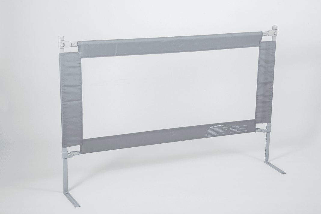 2 Barandas Para Cama 1.5 Plaza 105*190 cm Gris Altura colchón hasta 27 cm-2