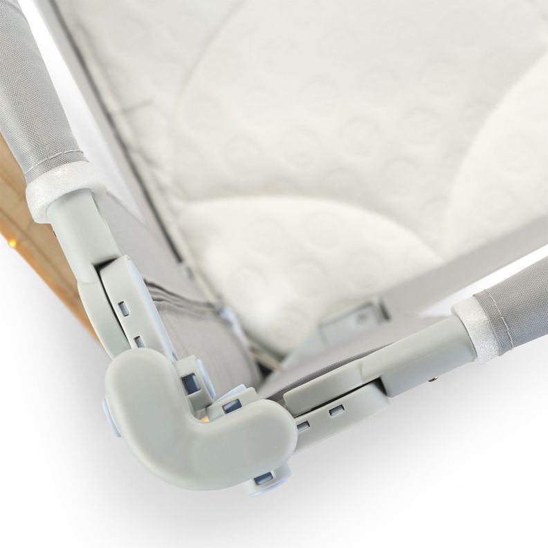 1 Baranda Para Cama transición/ Montessori 140 cm Gris Altura colchón hasta 27 cm-3