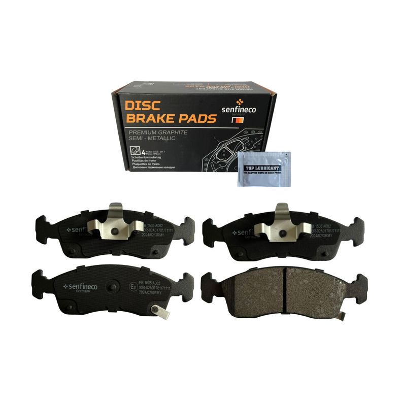 Pastillas de freno Delanteras Chevrolet Prisma 1.4 2017-2020 Senfineco Alemanas