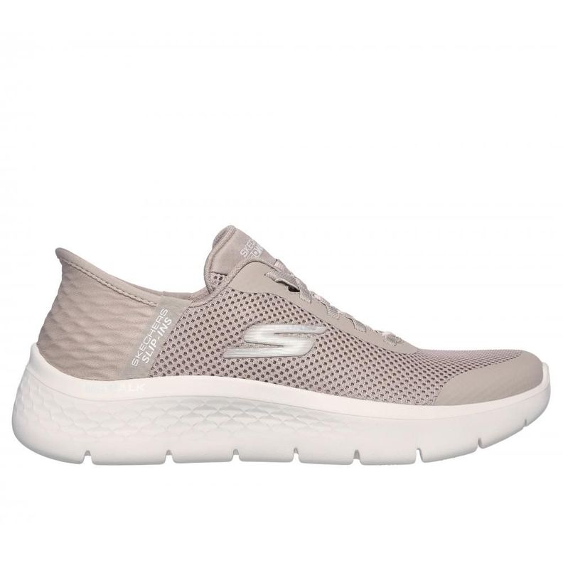 Zapatilla Mujer Go Walk Flex Grand Entry Beige Skechers-0