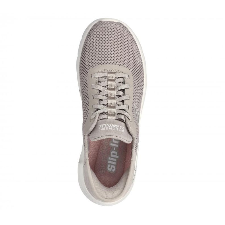 Zapatilla Mujer Go Walk Flex Grand Entry Beige Skechers-1