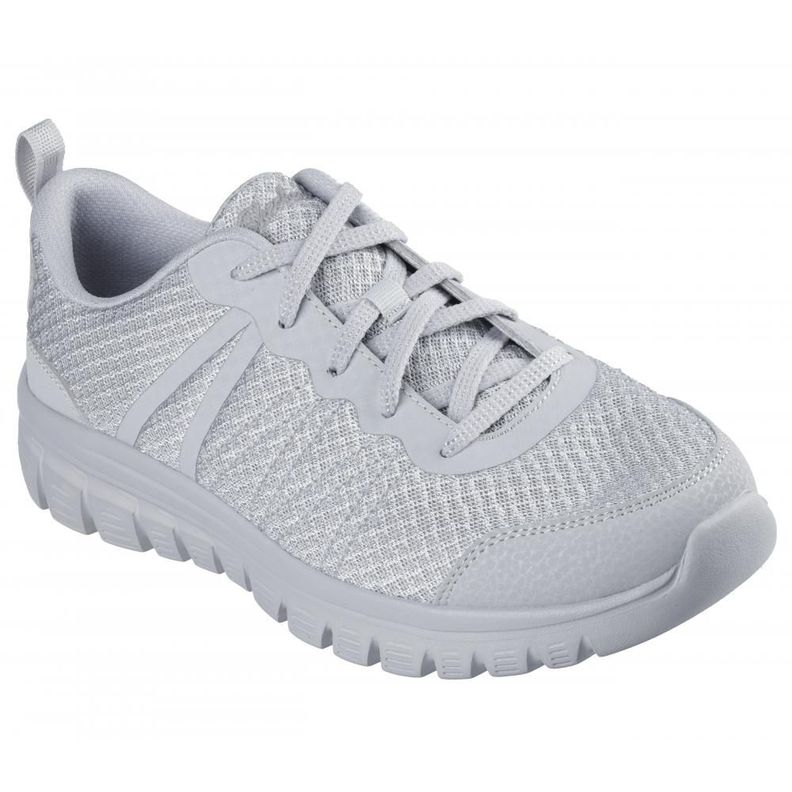 Zapatilla Mujer Graceful Gris Skechers-4