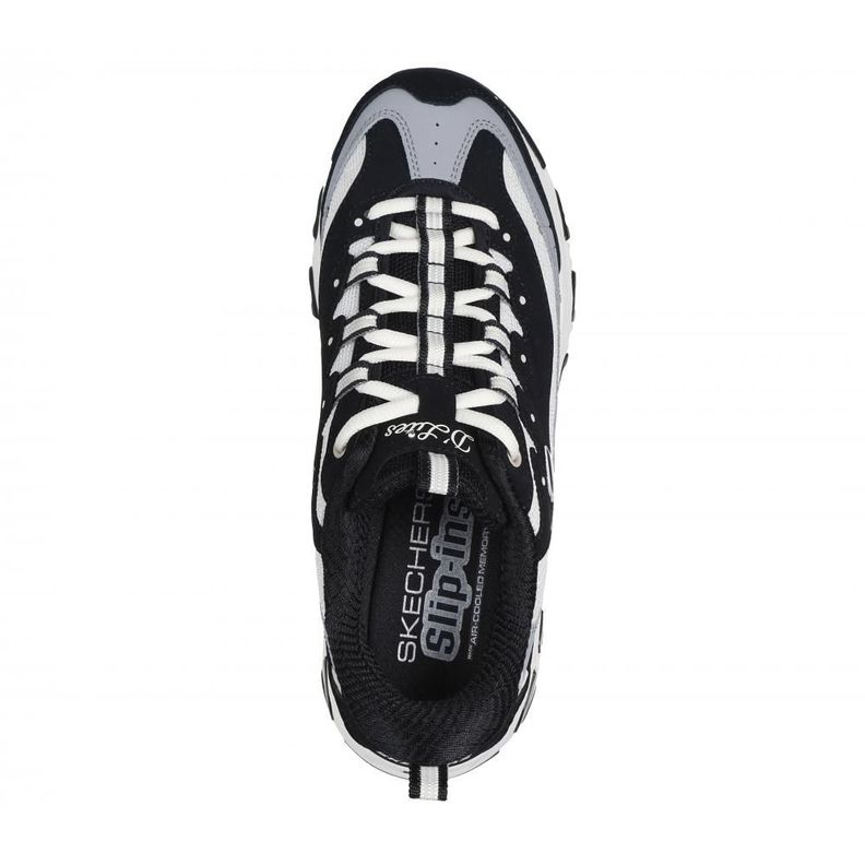 Zapatilla Mujer D'LitesSmooth Nostalgia Negro Skechers-1