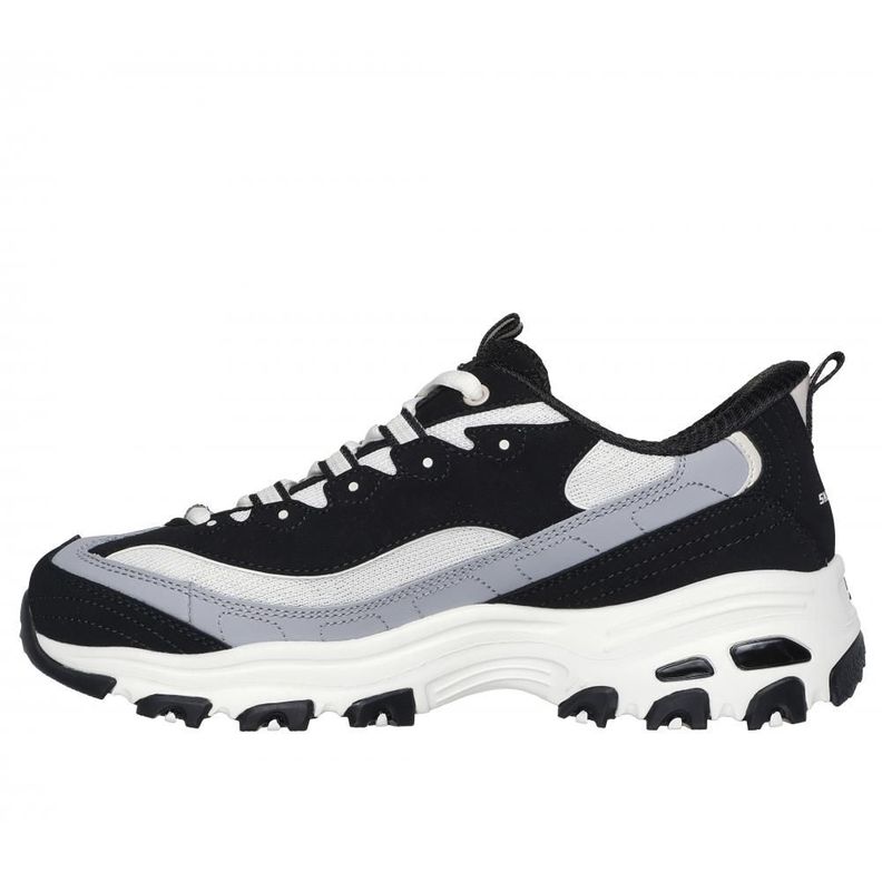 Zapatilla Mujer D'LitesSmooth Nostalgia Negro Skechers-3