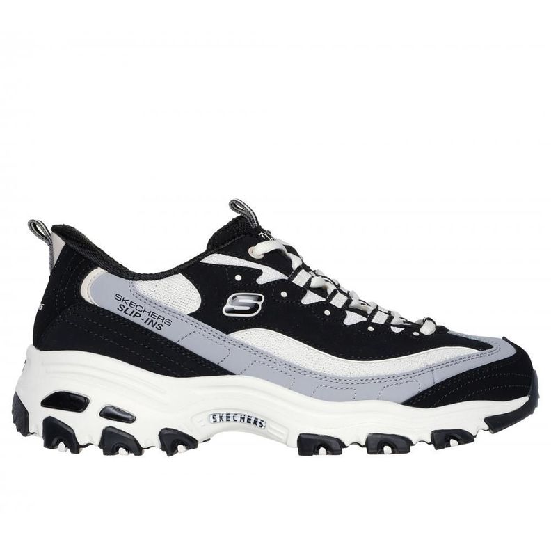 Zapatilla Mujer D'LitesSmooth Nostalgia Negro Skechers CL 35