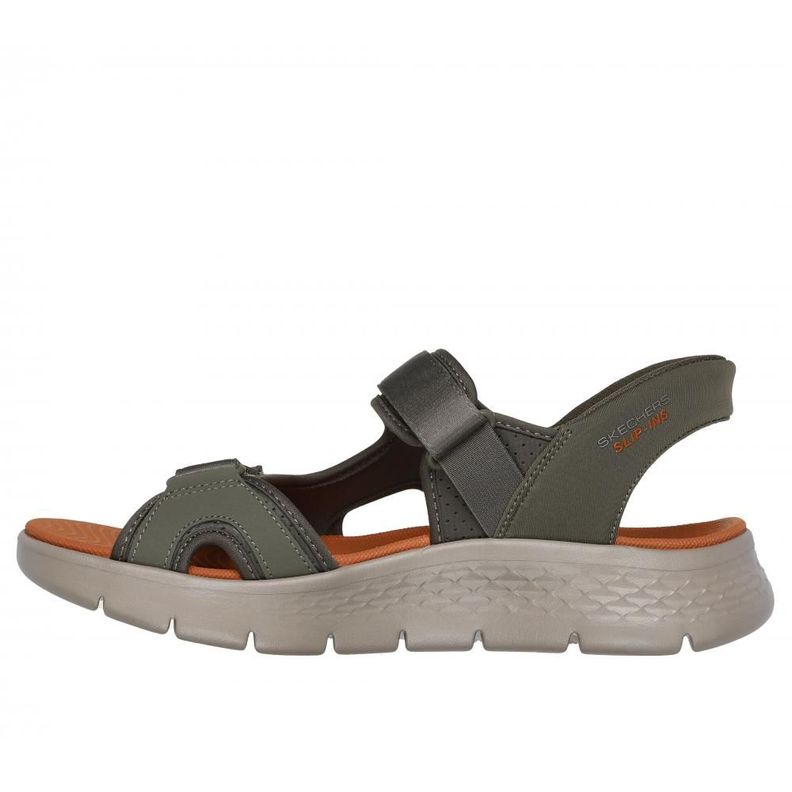 Sandalia Hombre Skechers Slip-ins: Go Walk Flex Sandal Verde-3