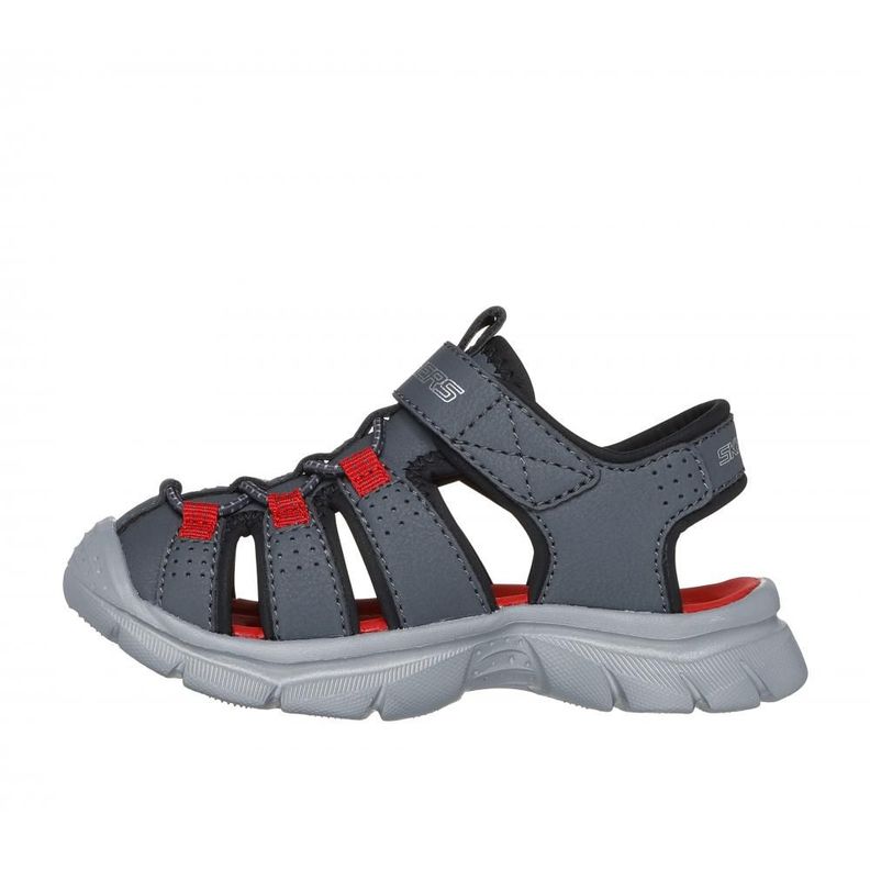 Sandalia Niño Relix Valdex Gris I Skechers-3