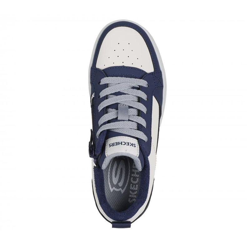 Zapatilla Niño Smooth Street Steady-Zip Azul Skechers-1
