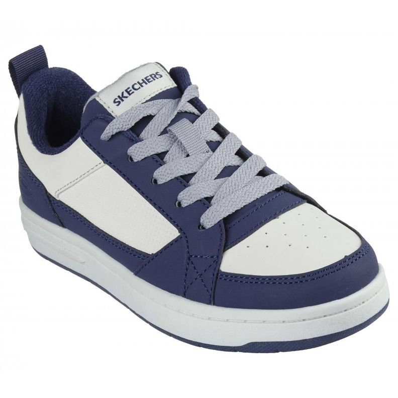Zapatilla Niño Smooth Street Steady-Zip Azul Skechers-4