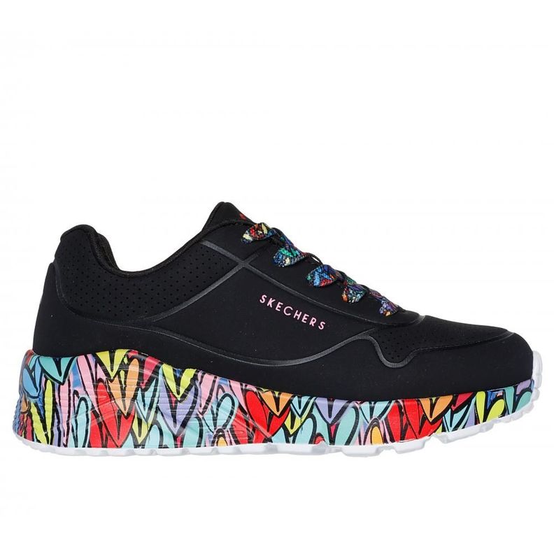 Zapatilla Niña Uno LiteSubtle Love Negro Skechers-0