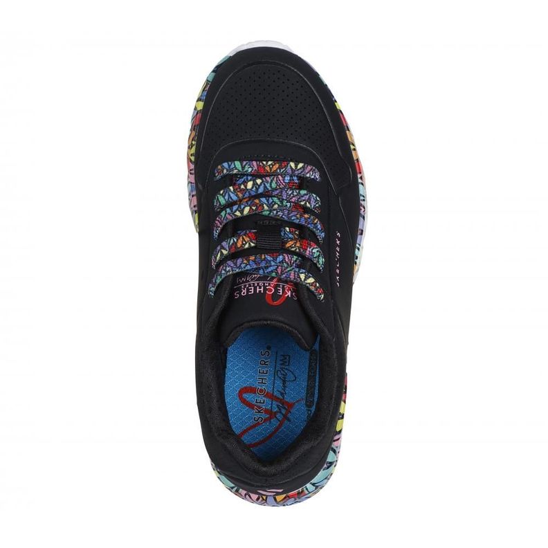 Zapatilla Niña Uno LiteSubtle Love Negro Skechers-1