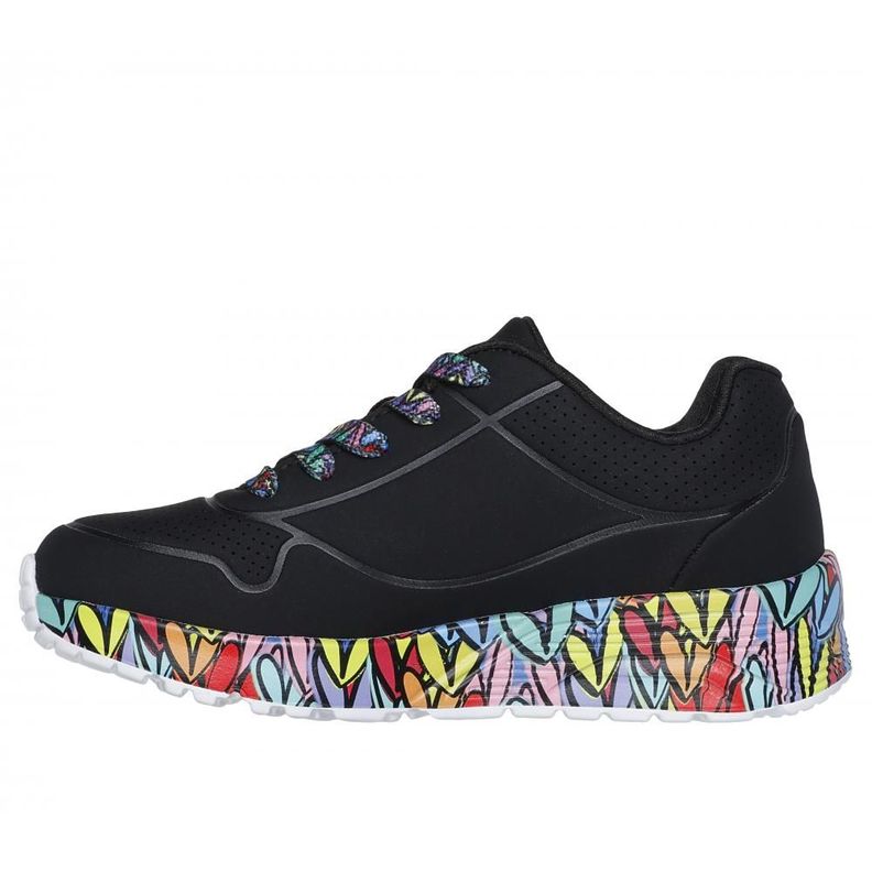Zapatilla Niña Uno LiteSubtle Love Negro Skechers-3