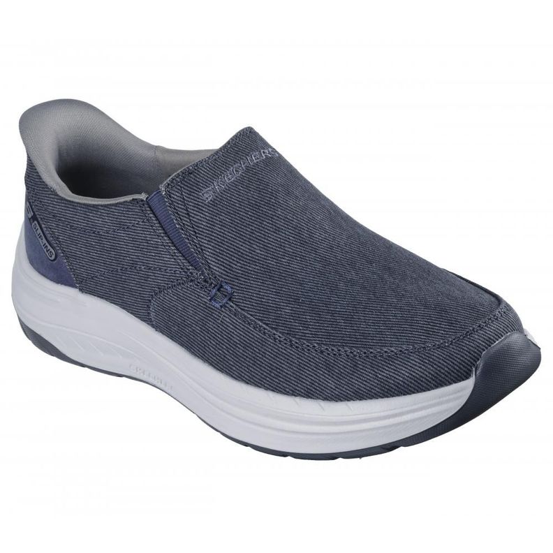 Zapato Hombre Decklan Azul Skechers-4