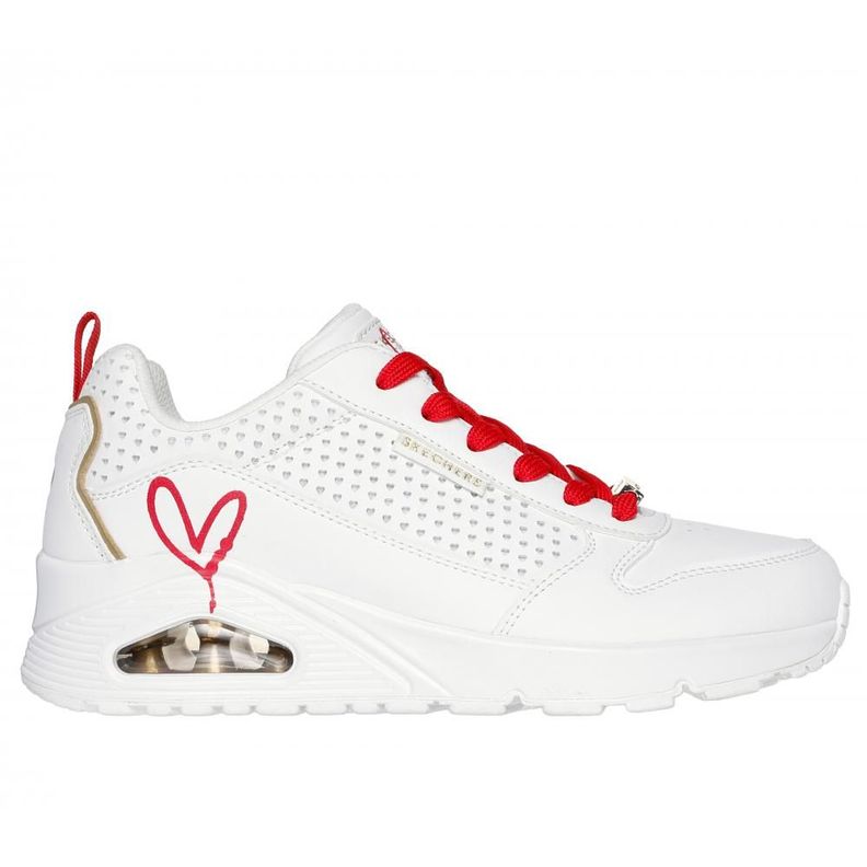 Zapatilla Mujer Uno Lone Hearted Blanco Skechers-0
