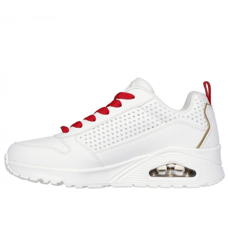 Zapatilla Mujer Uno Lone Hearted Blanco Skechers-3