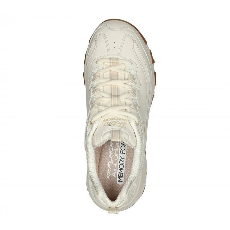 Zapatilla Mujer D'Lites Good Neutral Blanca Skechers-1