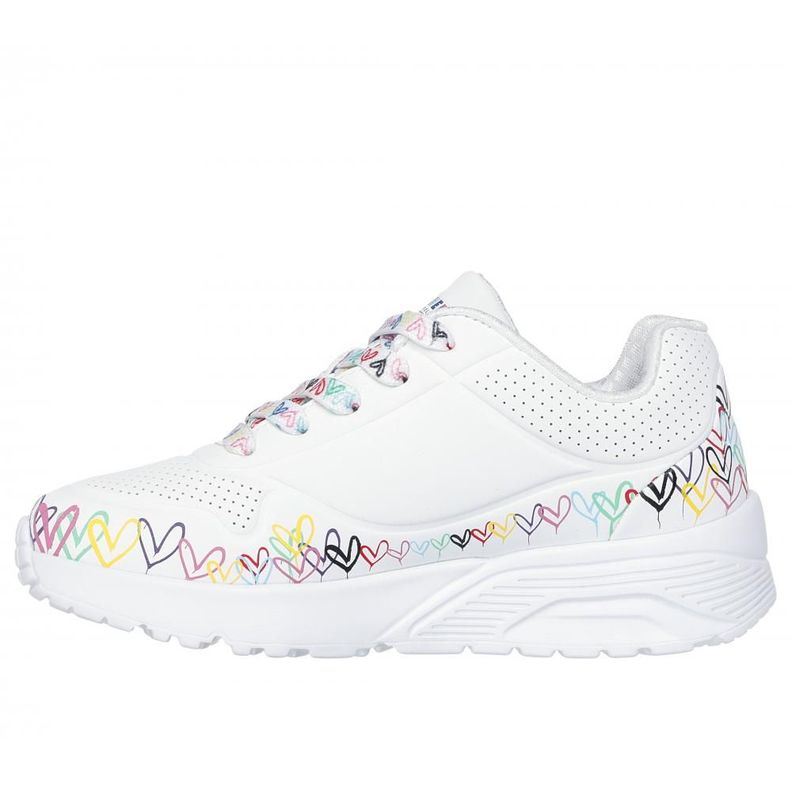 Zapatilla Niña Uno LiteHeart Daze Blanco Skechers-3