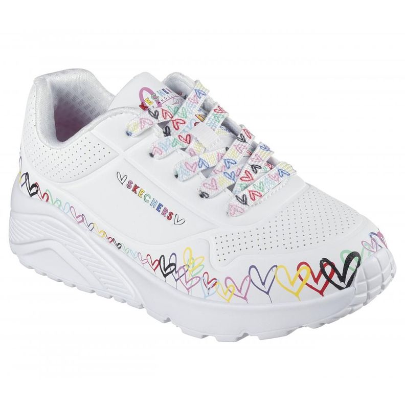 Zapatilla Niña Uno LiteHeart Daze Blanco Skechers-4