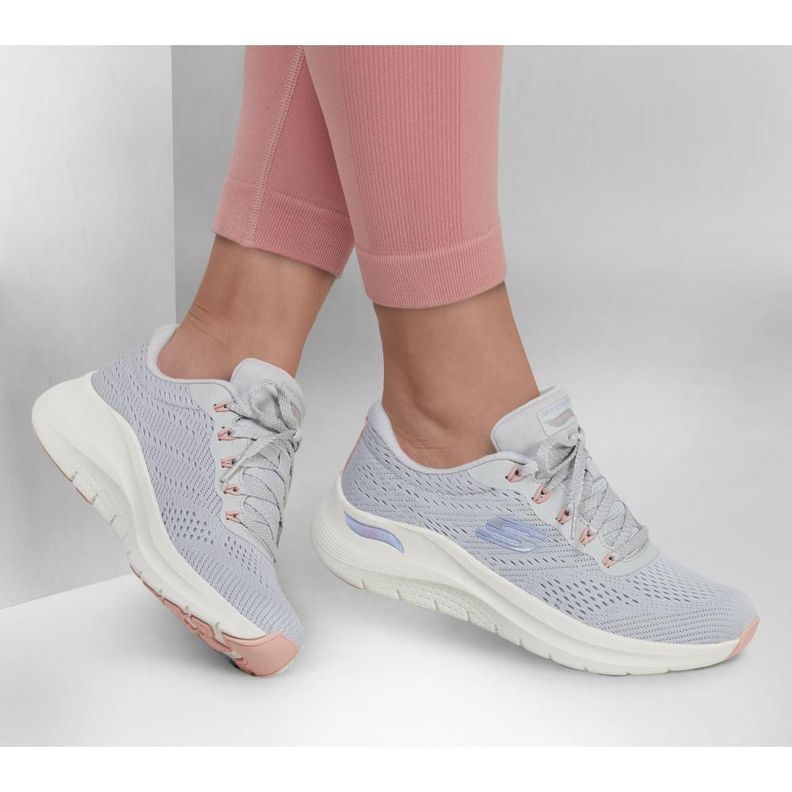 Zapatilla Mujer Arch Fit 2.0 Big League Gris Skechers-1