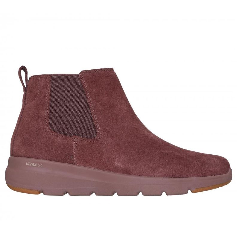 Botín Mujer Glacial Ultra Burdeo Skechers-0