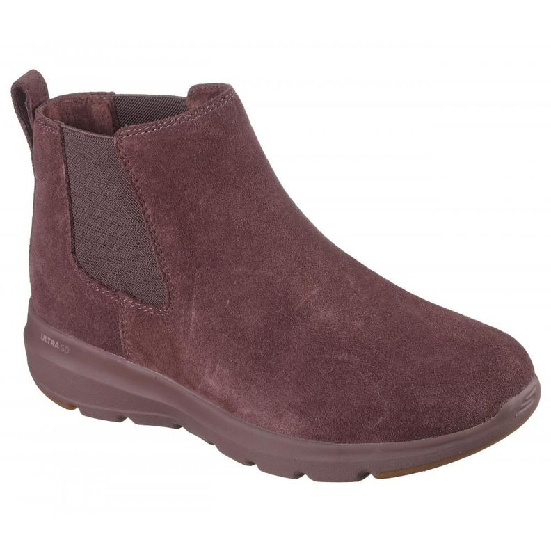 Botín Mujer Glacial Ultra Burdeo Skechers-4