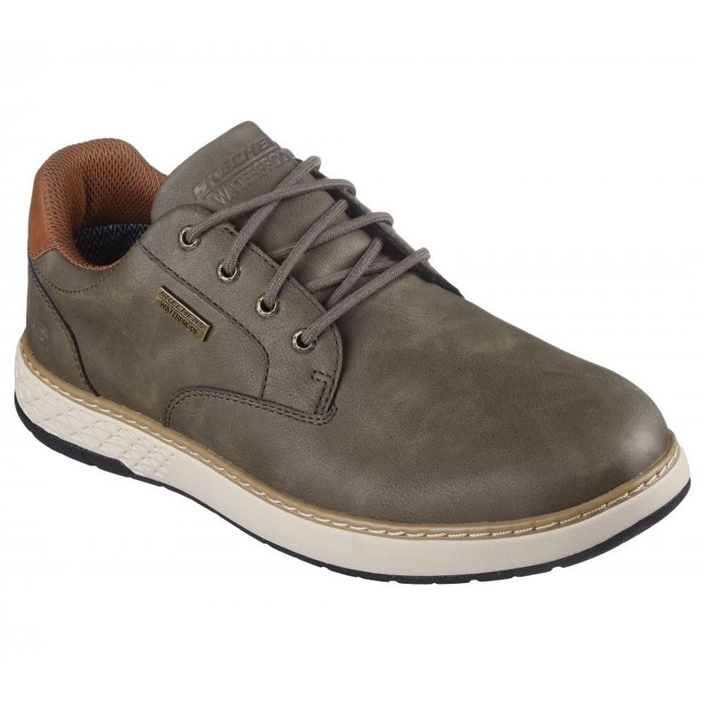 Zapato Hombre Garlan Pryor Verde Skechers-4